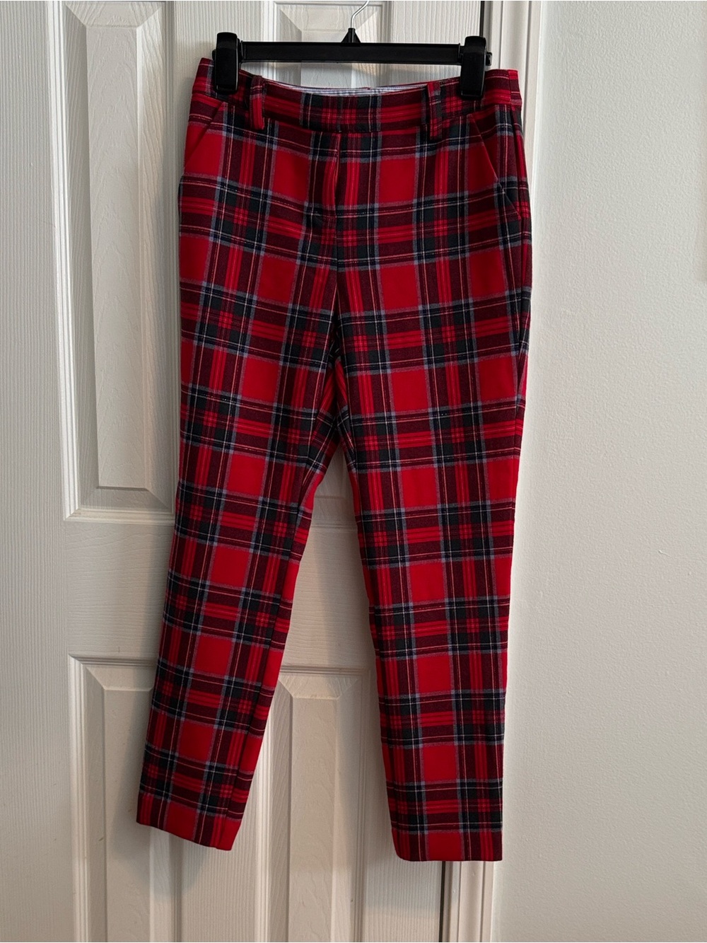 Vineyard Vines Tartan Red Straight Leg Pants NWT